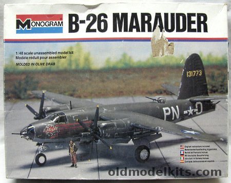 Monogram 1/48 B-26 Marauder 'Flak Bait', 5501 plastic model kit